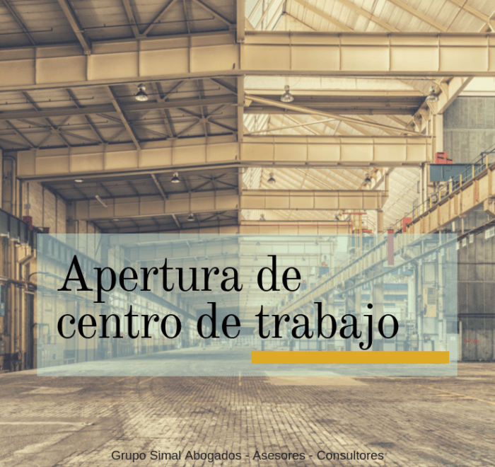 Apertura centro de trabajo - Grupo Simal Asesores Extremadura